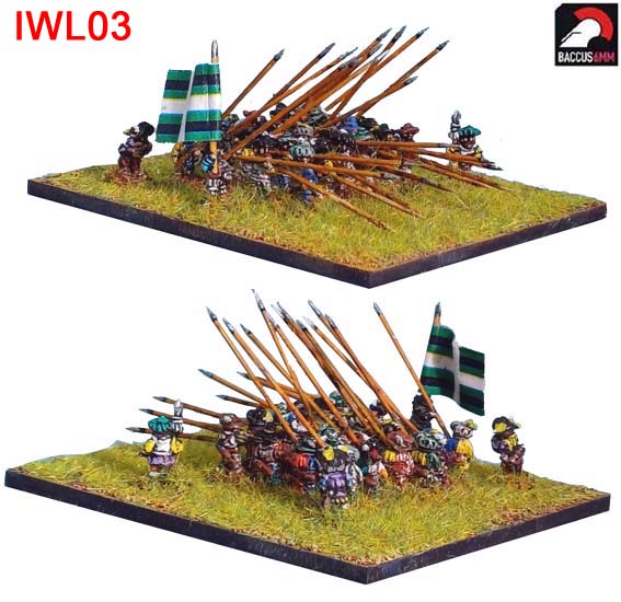 IWL03 - Landsknecht Pike, charge  (Cast pike)