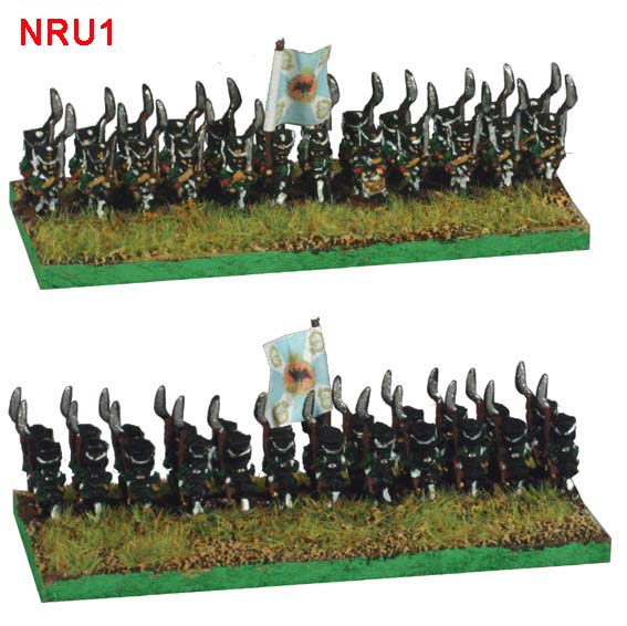 6mm Napoleonic Russian Infantry Baccus Booster Pack 